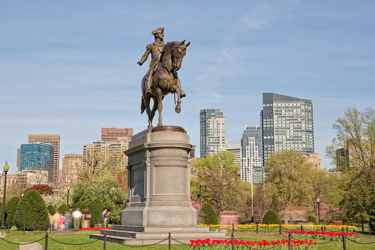 Boston Public Garden Iconic landmark in the Boston area